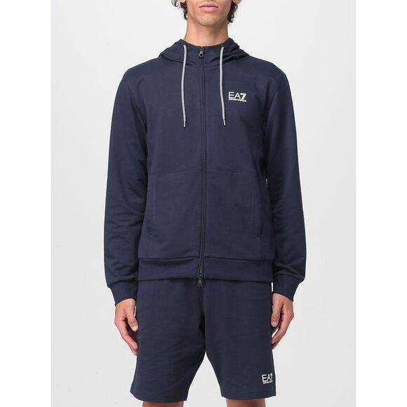Ea7 Sweatshirt Men Blue